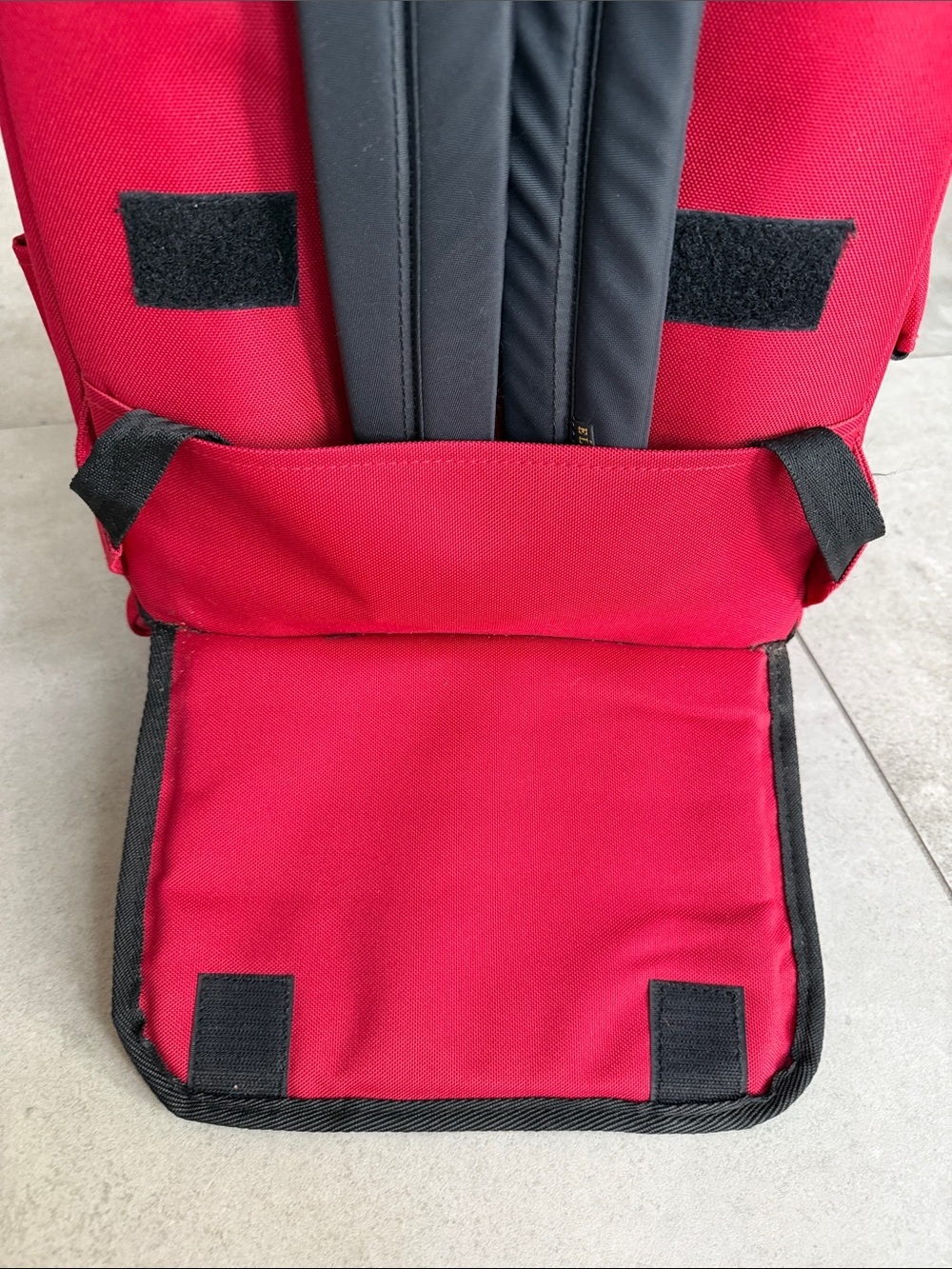 Olympia Sports Plus Red Rolling Backpack - Picture 9 of 13